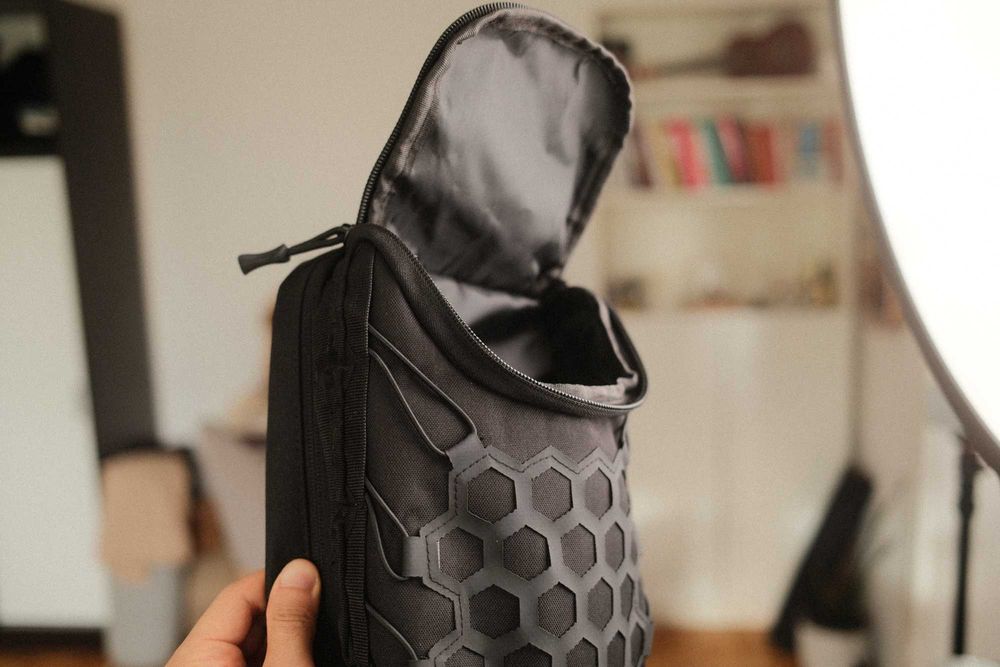 Geantă de umăr, neagră, crossbody