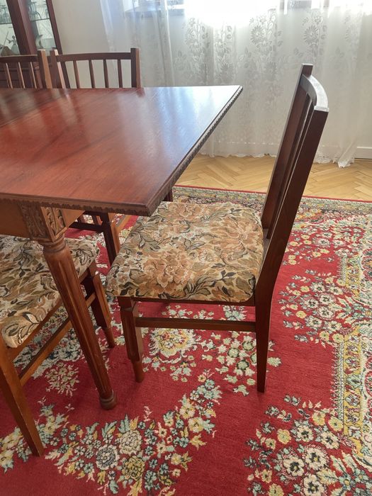 Masa extensibila 80x120-160cm din lemn masiv