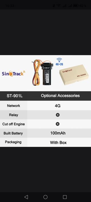 GPS tracker Sinotrack ST-901L 4G