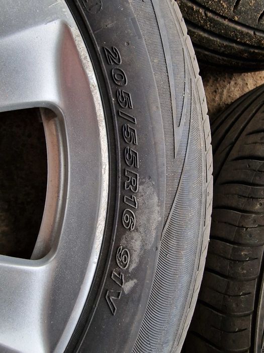алуминиеви джанти 5X112 с летни гуми 205/R16/55