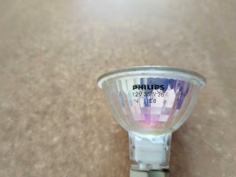 6 LED лунички Philips на  12волта с трафове и рингове комплект