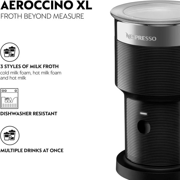 Nespresso Aeroccino XL разпенител за мляко