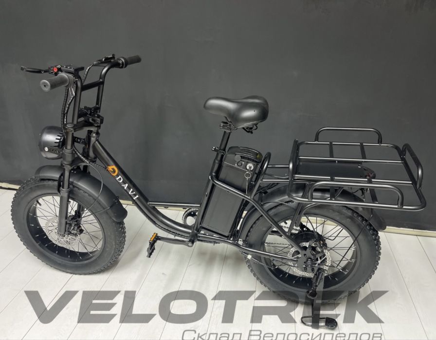 Новый электровелосипед 500W Алматы аккумулятор 48V запас хода 40км