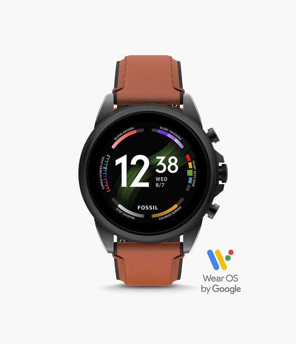 ПРОМО! Смартчасовник Fossil Gen 6 Brown / Black / Gray Гаранция!