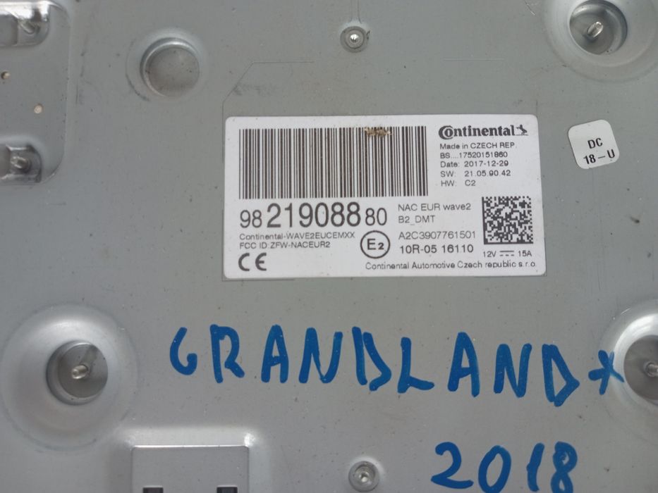 unitate multimedia  opel grandland x 2018