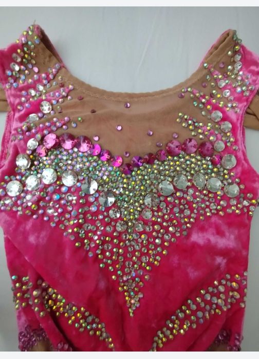 Купальник для художественной гимнастики 122-140,  5-7 лет