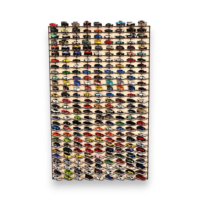 Raft la 45 grade pentru 252 de mașinuțe hot wheels matchbox