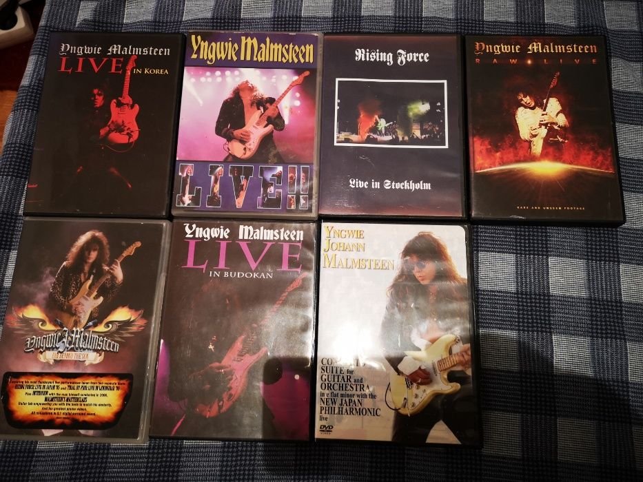 Colectie dvd Malmsteen,Satriani,Vai,Dream Theater