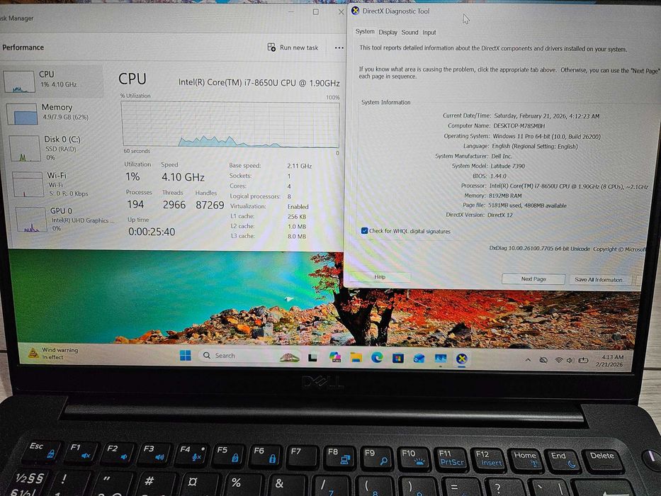 Dell Latitude 7390 i7
