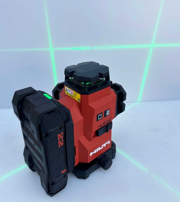 Hilti PM 50-22 Nuron - Мултилинеен лазерен нивелир със зелен лъч 2025г
