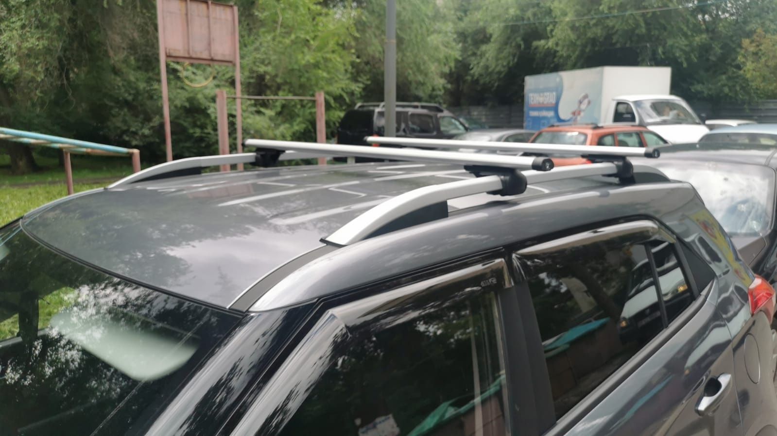 Поперечные перекладины (багажник) на крышу авто - Тюнинг авто Алматы на Olx