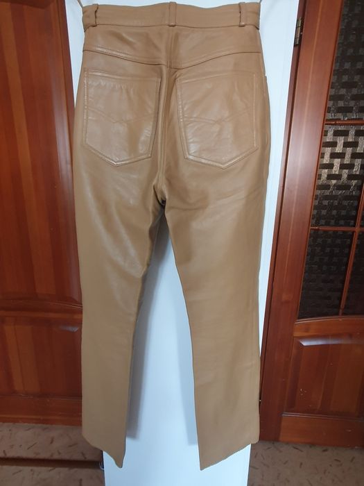 Брюки из натуральной кожи
