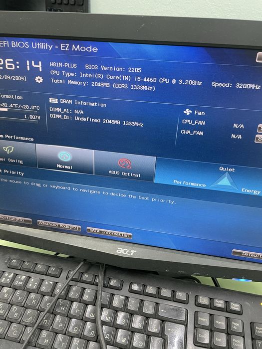 Материнская плата + i5-4460