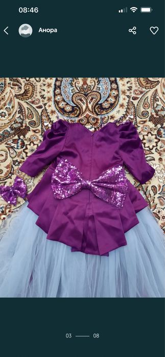 вичерное платя мать и дочь ручной работа от ателир Шахзода