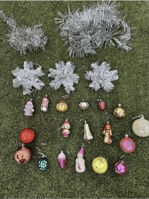 Елочные игрушки советские СССР, елка