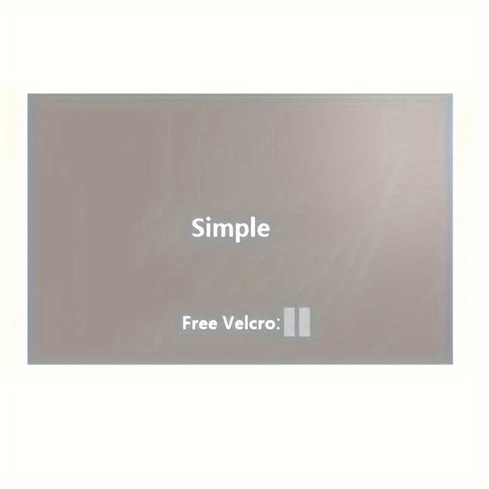 120/84/100инчa метален антирефлексен проекторен екран 16:9 Сгъваем