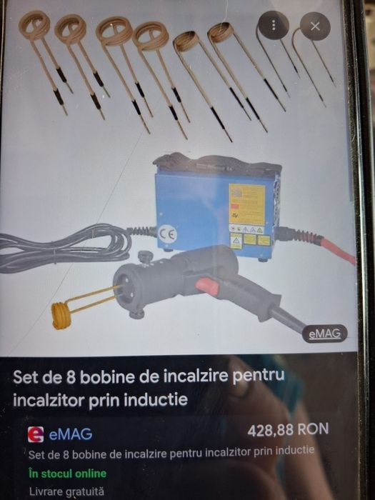 Bobine aparat încălzire prin inducție