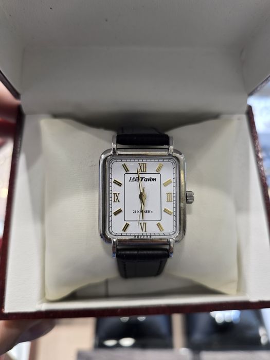 Продам серебрянные часы МакТайм (новые)