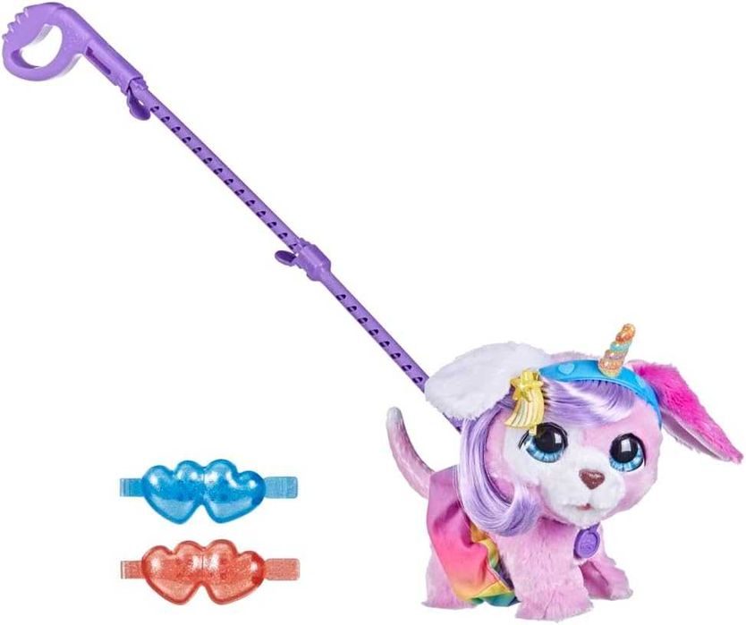 Интерактивно музикално куче Rockalots HASBRO FurReal ходещо с каишка
