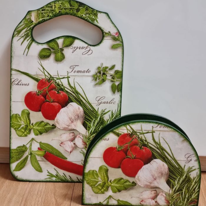 Досточка + салфетница