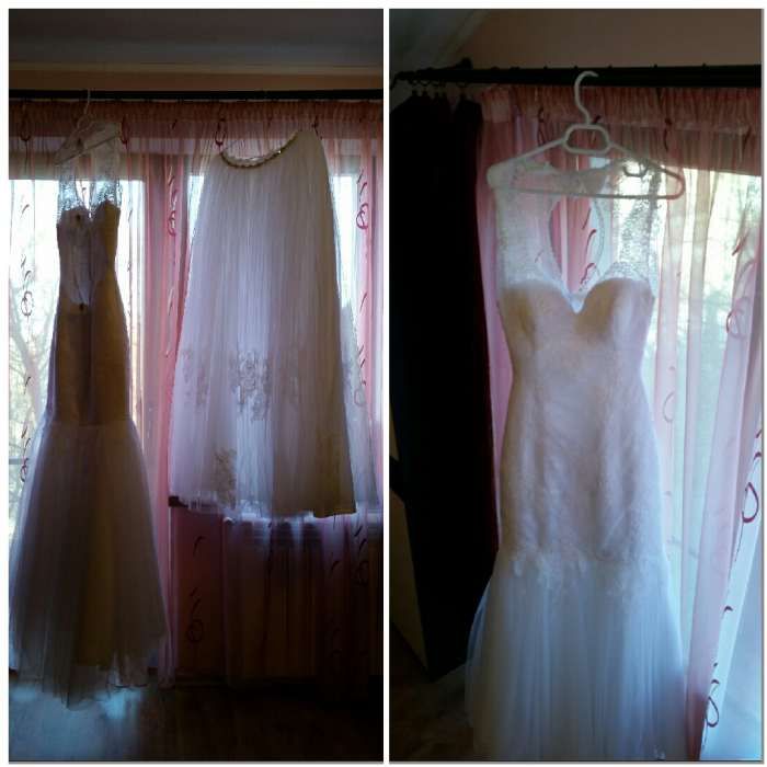 Rochie de mireasa 2 în 1- Tip sirena + fusta printesa