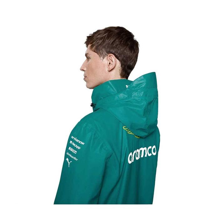 Aston Martin x Hugo Boss F1 Team Rain Jacket - Оригинално мъжко яке