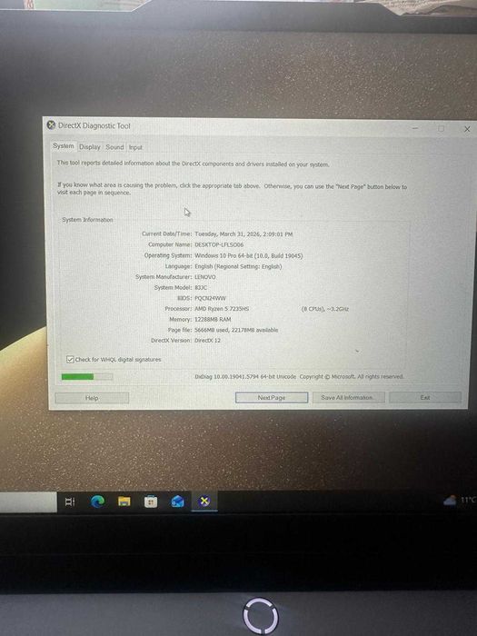 LAPTOP Lenovo AMD Ryzen 5-7235hs 3050 512gb /12gb ram Stephanies Amanet