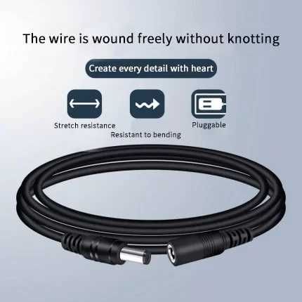 Удължителен кабел кабели за захранване на камера видеонаблюдение