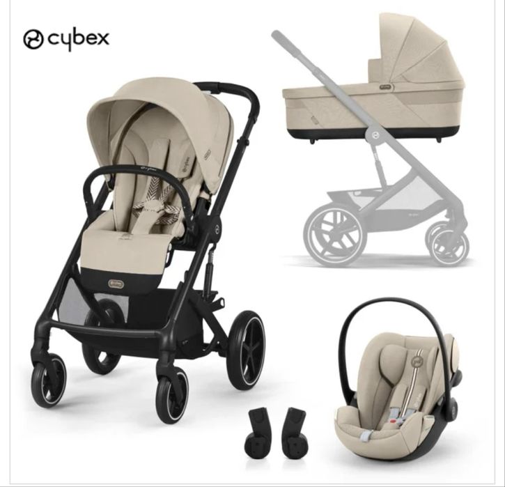 бебешка количка Cybex Balios S Lux (Almond beige) 3 в 1