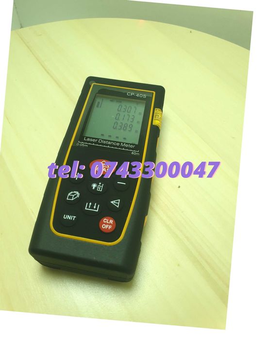 Telemetru Laser Cu Display 40m Multi Functie