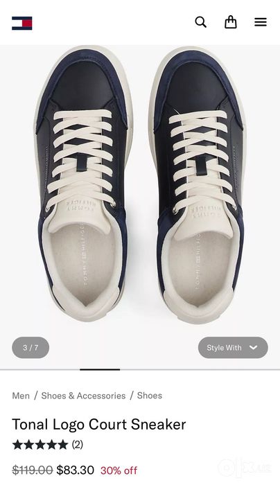 Tommy кроссовки 43