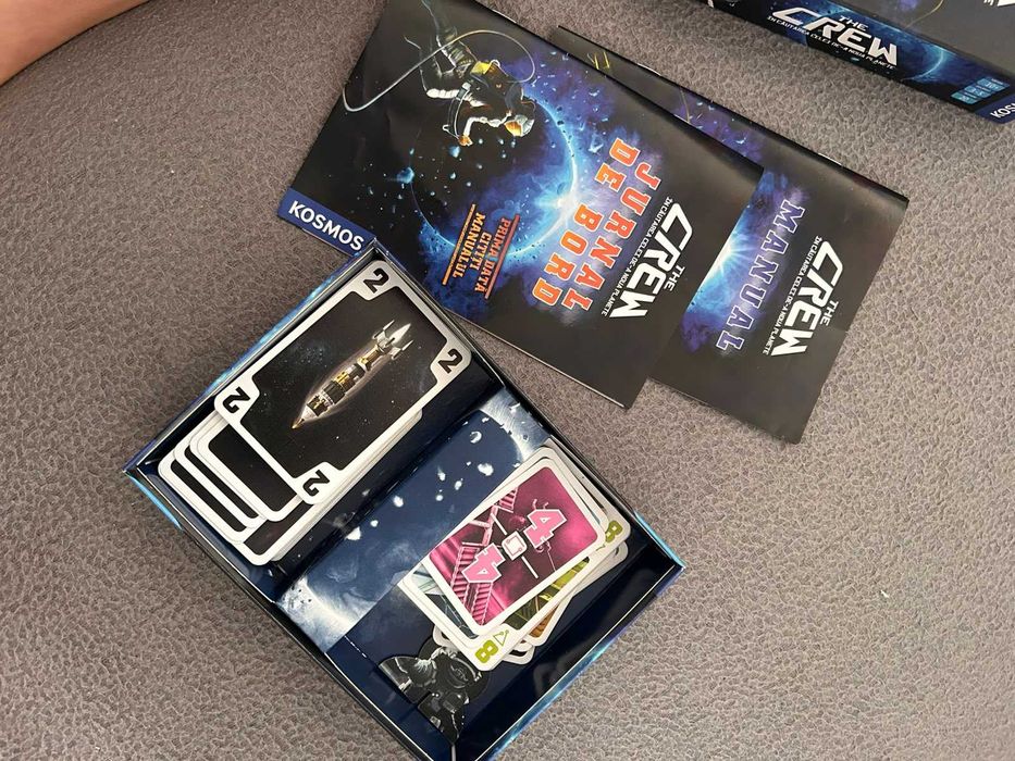 4 jocuri board games: Coup, ONUW, The Crew, Travelin'