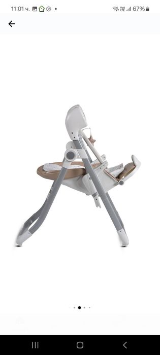 Стол за хранене - люлка 2в1 cangaroo puddiing