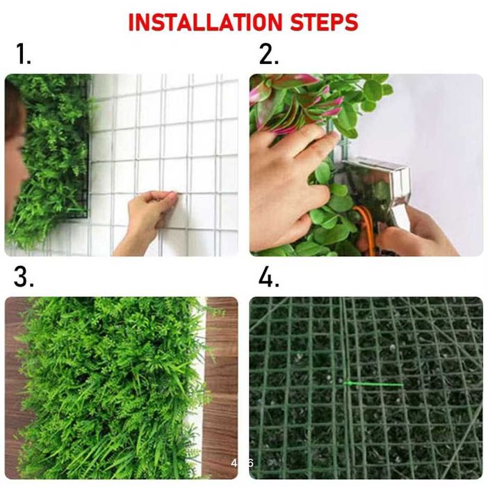 Искусственные фитостены — декоративное озеленение без хлопот