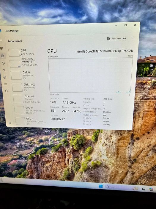 Sistem gaming mid-high I7 10700, 32gb DDR4, ssd 500gb, RTX 2080 !