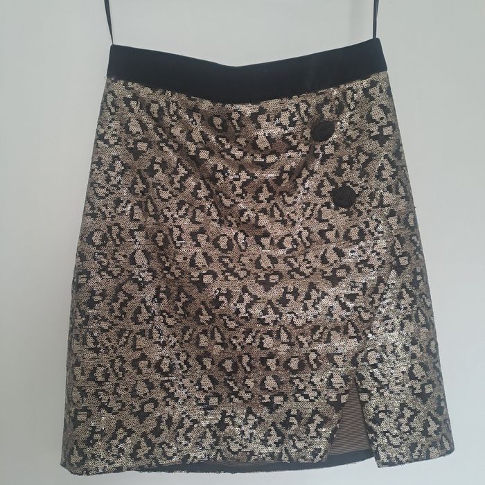 Златиста парти пола Avin