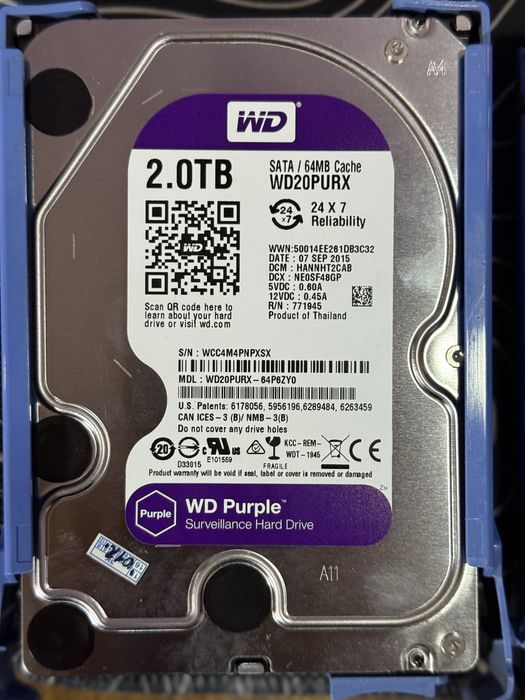 Продам жесткие дискы 2ТБ WD