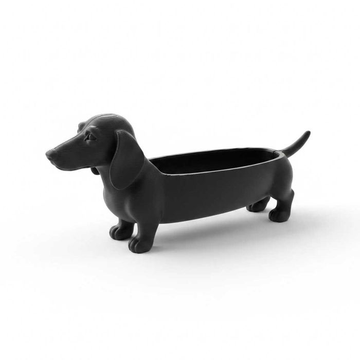 Ghiveci Dachshund pentru plante mici imprimat 3D