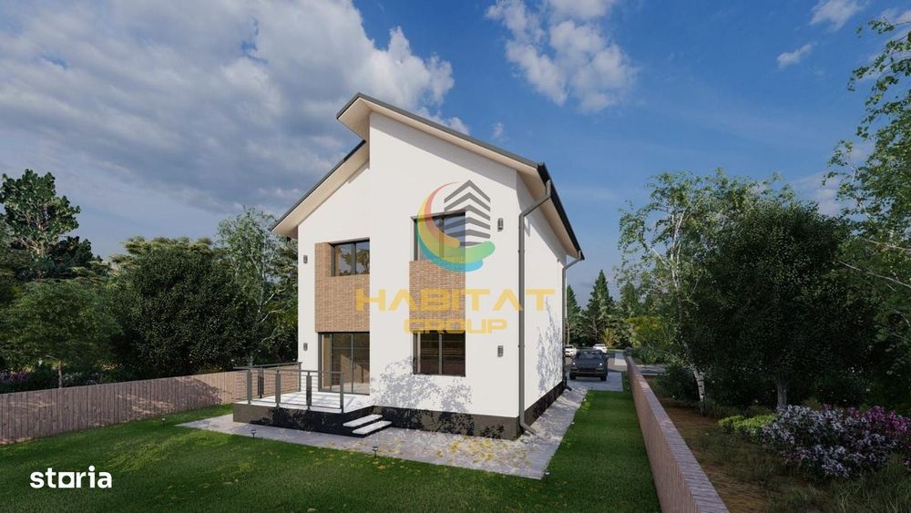 Vila individuala 4 camere- 425mp curte
