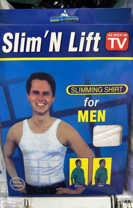 Удобен Стягащ потник с оформящ ефект Slim'N Lift за мъже