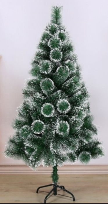 Елка жёсткий ПВХ с блёстками 85 см