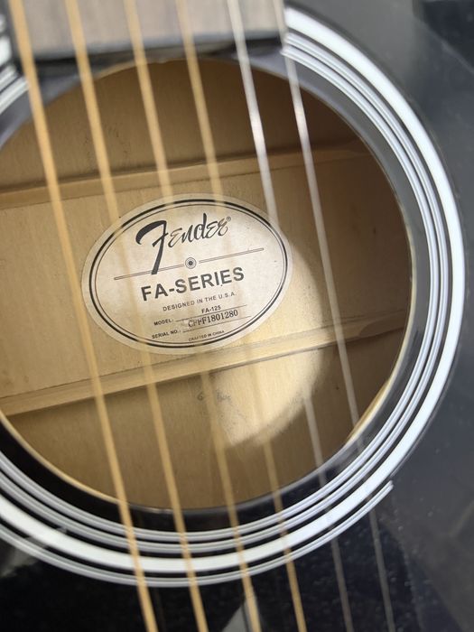 Акустическая гитара fender fa-125