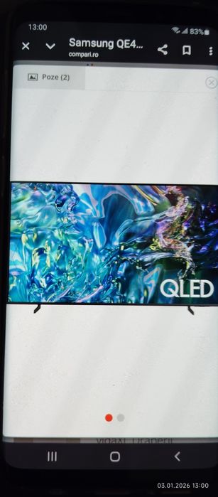 Qled Samsung 43 Q67 AU xxx impecabil Aproape Nou