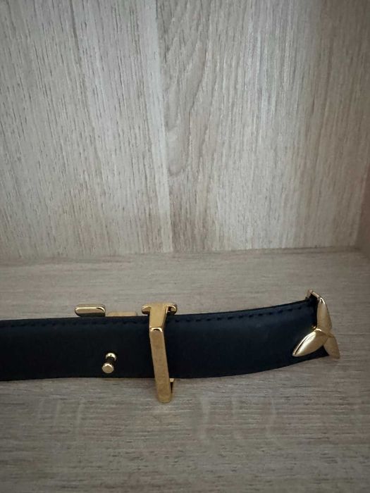 Промо-Louis Vuitton-Чисто нов дамски автентичен двулицев колан 105 см