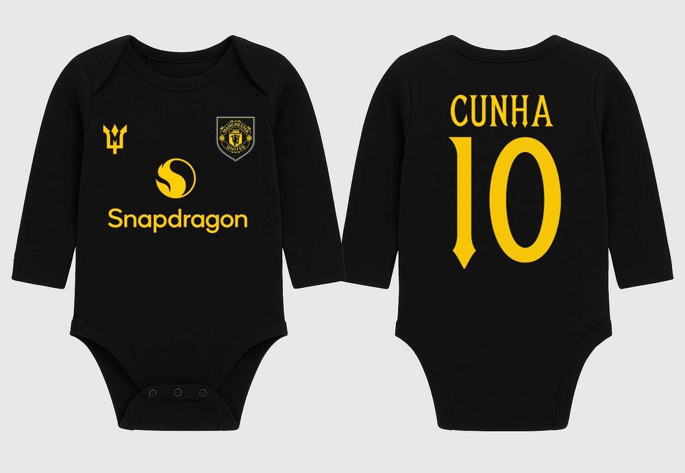 Бебешки бодита MAN UNITED, Chelsea, REAL MADRID с ИМЕ и НОМЕР по избор