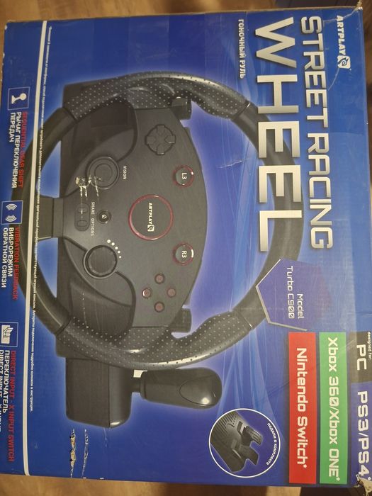 Игровой гоночный руль