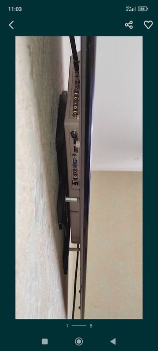 Smart tv Андроид 64 дюйма очень большой.