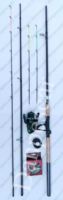 SET FEEDER Lanseta HARRIER 3,30m 150gr+Mulineta SPARKLER 4000+150m fir