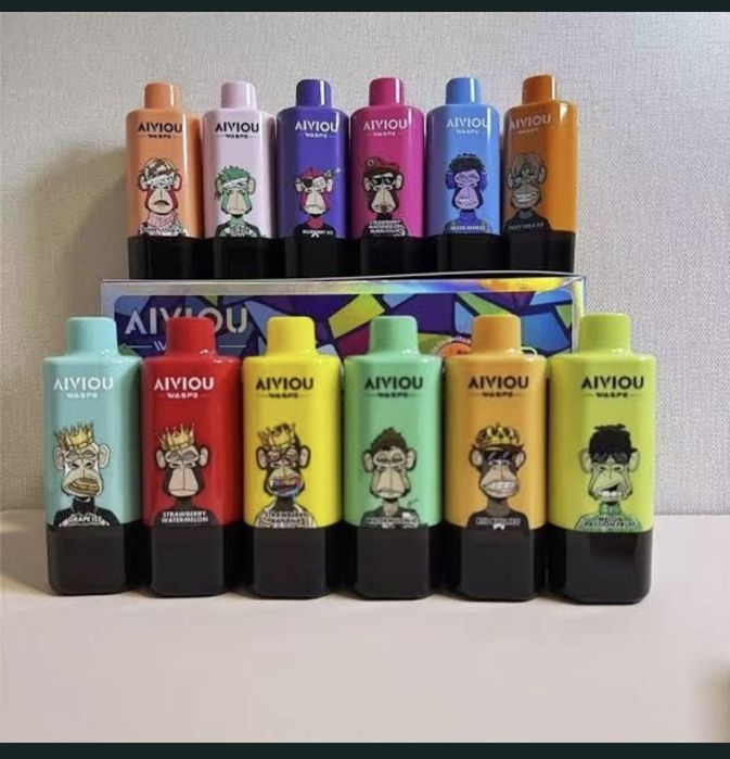 Pachet 2 Vape 150.000 Puffs 6 Arome Reincarcabil Display