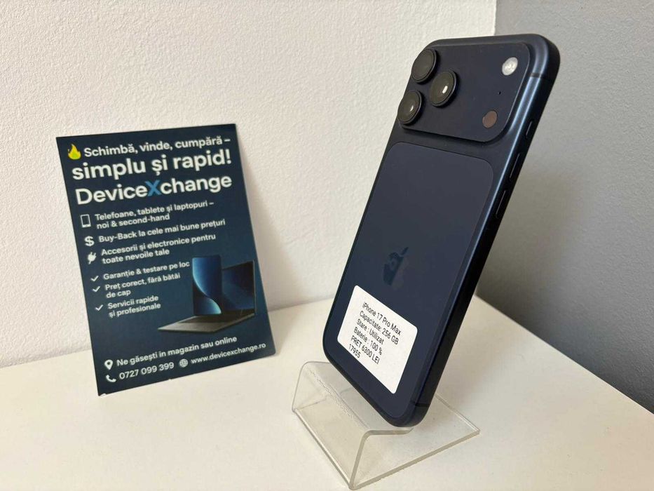 iPhone 17 Pro Max 256 E-Sim SH * Garantie *Buy Back * deviceXchange